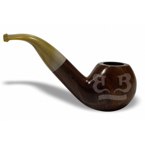 Cachimbo Montana Curvo (Aceita Filtro 9mm) Piteira Chifre